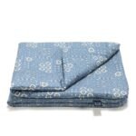 Bettdecke Baumwolle BANDANA DENIM - M - 80 x 100 cm_Hauptbild