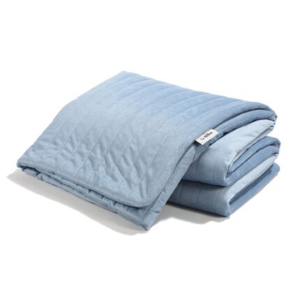 Warme Decke Velvet Pure WIND BLUE - XL - 160 x 200 cm_Hauptbild
