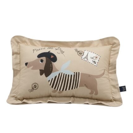 Kopfkissen Baumwolle PIERRE THE DOG - XL - 50 x 70 cm_Hauptbild
