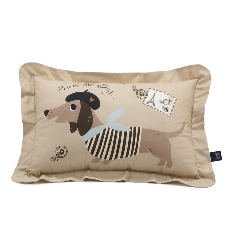 Kopfkissen Baumwolle PIERRE THE DOG - XL - 50 x 70 cm_Hauptbild