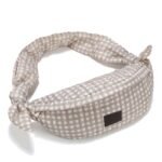 Bauchtasche aus Nylon BEIGE VICHY_Hauptbild