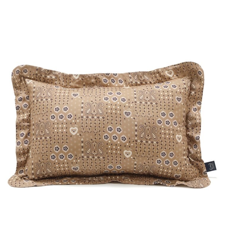 Kopfkissen Baumwolle BANDANA MOCCA - XL - 50 x 70 cm_Hauptbild