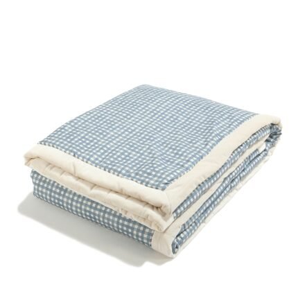 Warme Decke Velvet BERRY VICHY - XL - 140 x 200 cm_Hauptbild