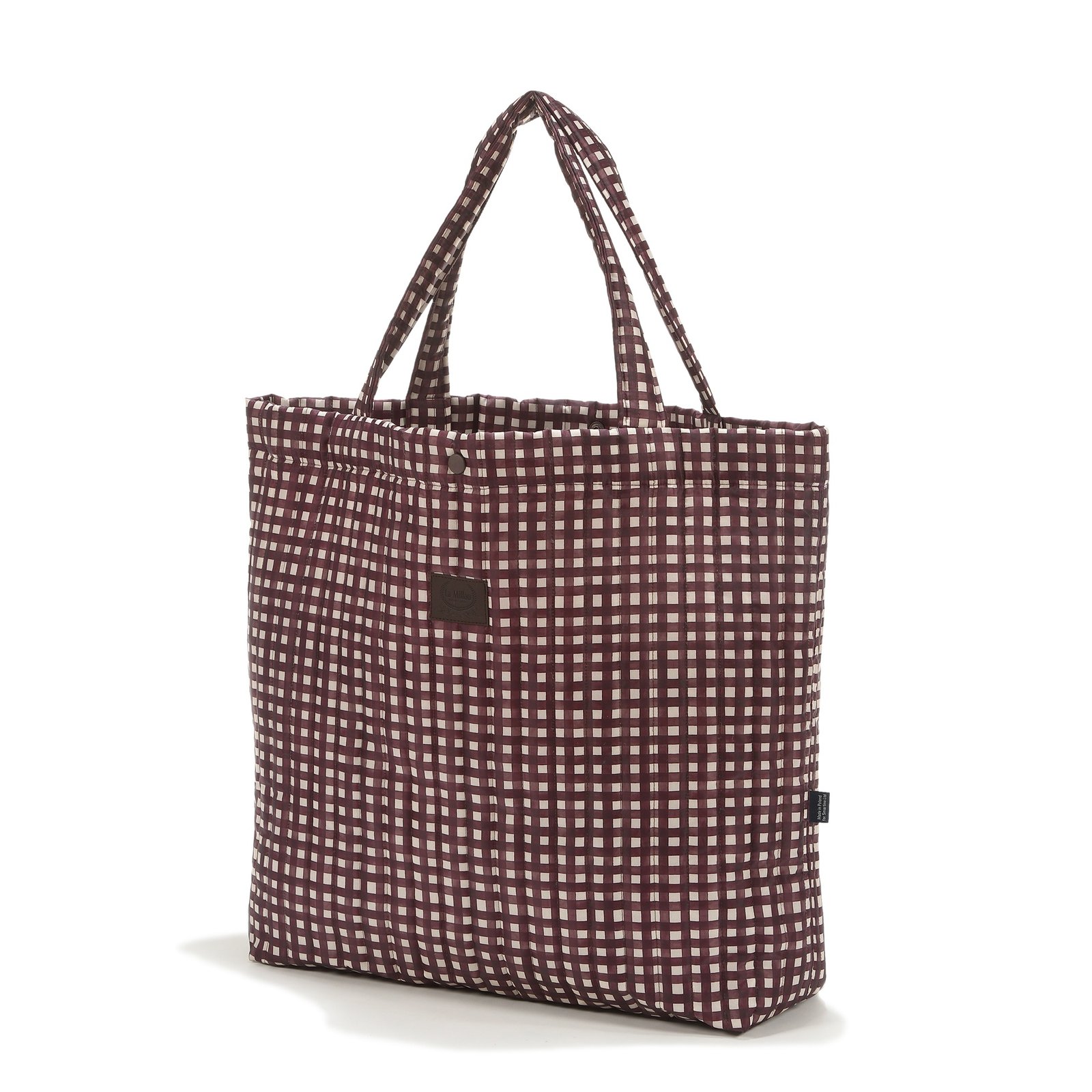 EZ00121744_1 Shopper Tasche gesteppt BURGUNDY VICHY - L_Hauptbild