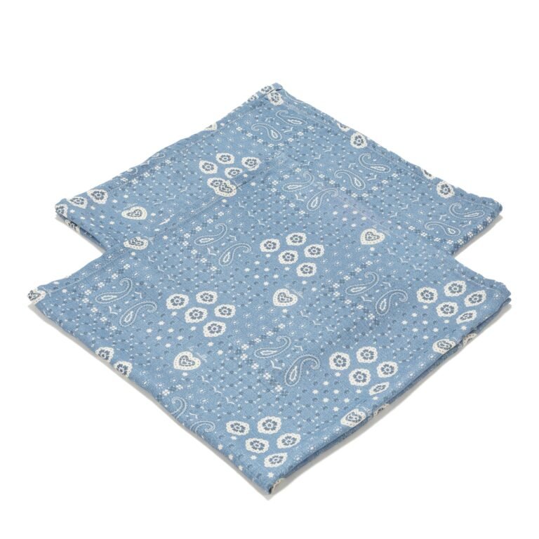 Windeln Set Bambus BANDANA DENIM - S - 70 x 70 cm_Hauptbild