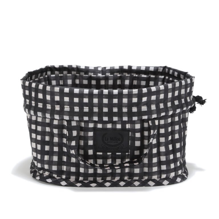 Windel-Organizer Nylon BLACK VICHY_Hauptbild