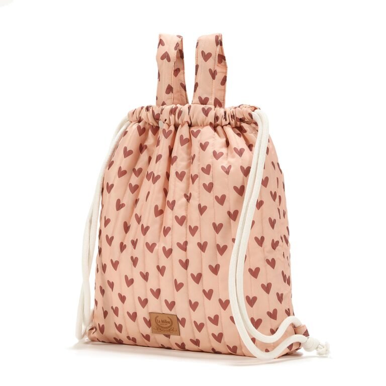 Kinderwagen-Rucksack Nylon HEARTBEAT PINK_Hauptbild