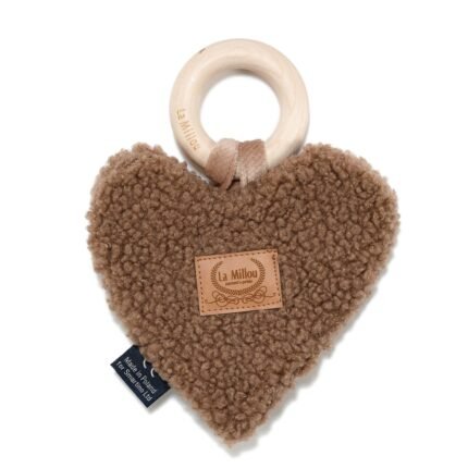 Beissring Heart Teddy Bear LATTE Hauptbild