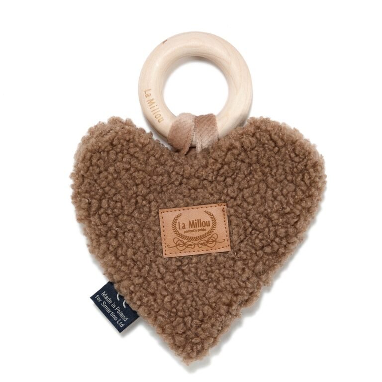 Beissring Heart Teddy Bear LATTE Hauptbild