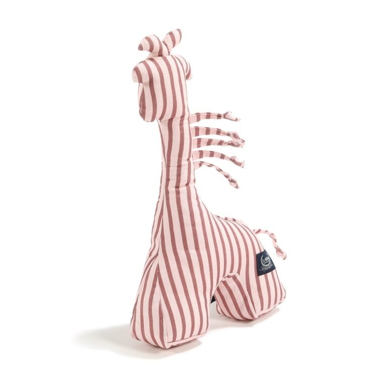 Giraffe Rattle Baumwolle STRIPES PINK Hauptbild
