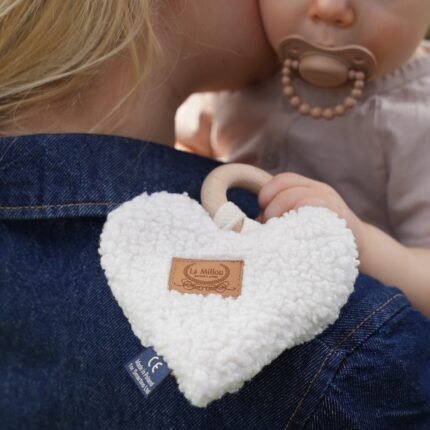 Beissring Heart Teddy Bear CREAM Zusatzbild 1