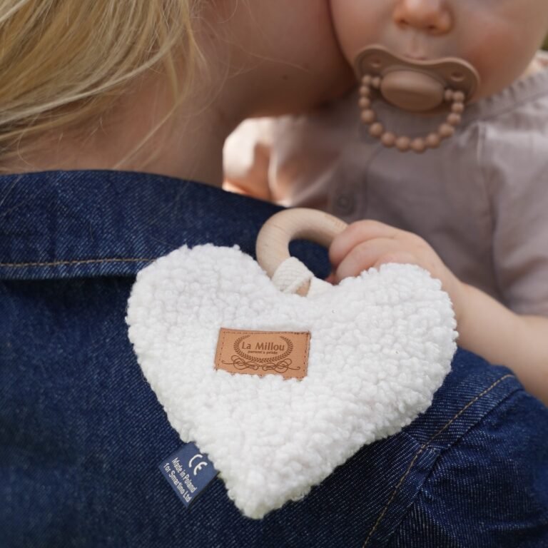 Beissring Heart Teddy Bear CREAM Zusatzbild 1