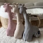 Giraffe Rattle Baumwolle STRIPES NAVY Zusatzbild 2