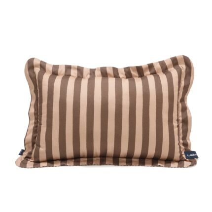 Kopfkissen Bambus STRIPES BROWN - XL - 50 x 70 cm Hauptbild