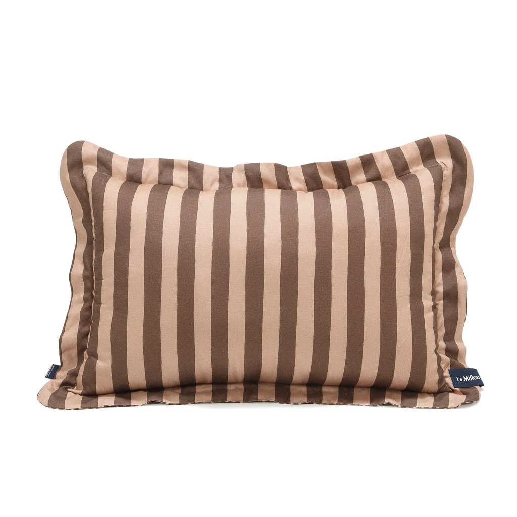 Bild1_EZ00124922 Kopfkissen Bambus STRIPES BROWN - XL - 50 x 70 cm Hauptbild